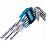 Clés mâles coudées Torx® longues de T10 à T50 - 9 pcs