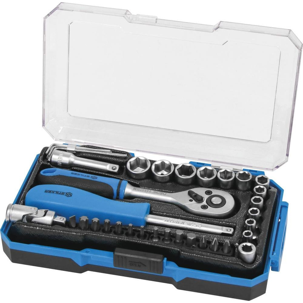 Coffret de douilles 1/4" - 35 pcs Coffret de douilles 1/4" - 35 pcs