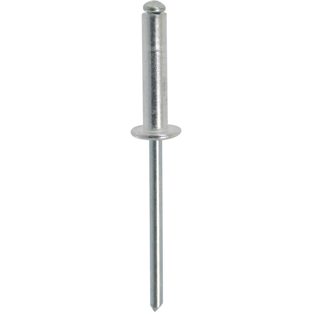Rivet alu/acier tête plate 4,8x25mm - 25 pcs