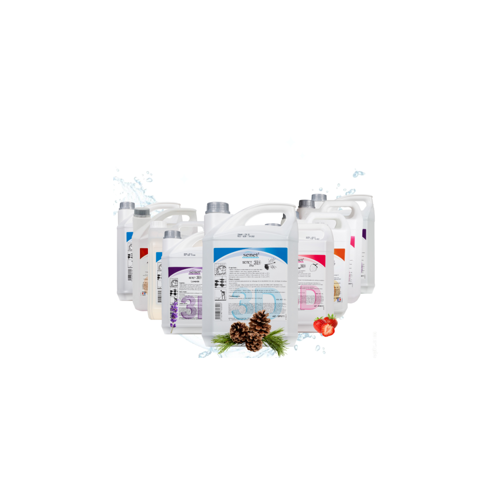 SENET 3D Désinfectant détergent désodorisant bactéricide 5L SENET 3D Désinfectant détergent désodorisant bactéricide 5L