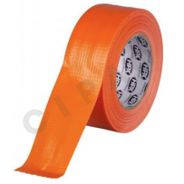 Toile laminée adhésive orange 48 mm x 50 m