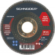Disque à lamelles bombé 125x22mm GR 40