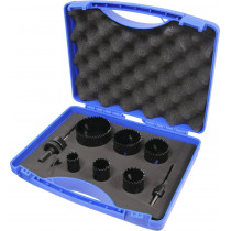 Scie trépan de 22 à 68mm - coffret de 8 pcs