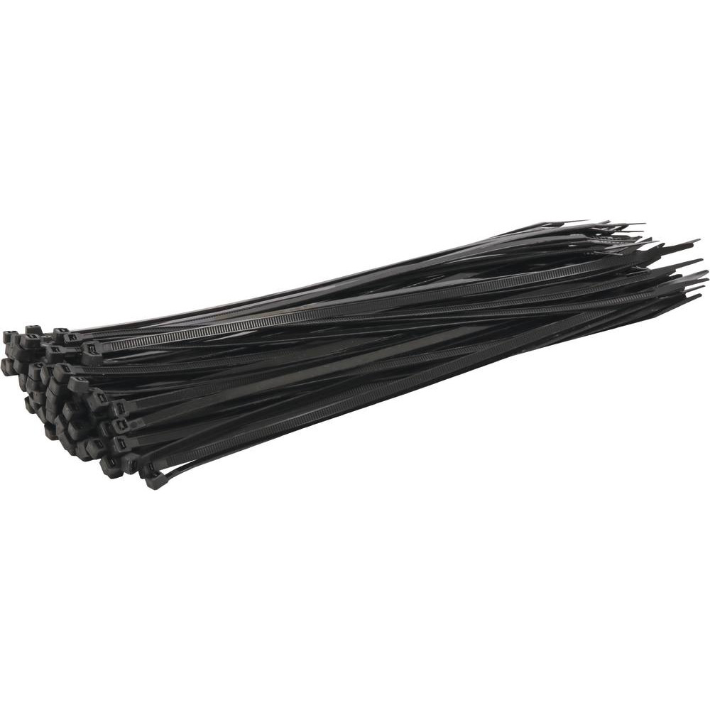 Collier nylon 4,8x300mm noir - lot de 100 pcs Collier nylon 4,8x300mm noir - lot de 100 pcs