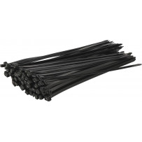 Collier nylon 7,2x300mm noir - lot de 100 pcs