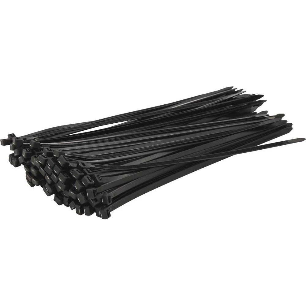 Collier nylon 7,2x300mm noir - lot de 100 pcs Collier nylon 7,2x300mm noir - lot de 100 pcs