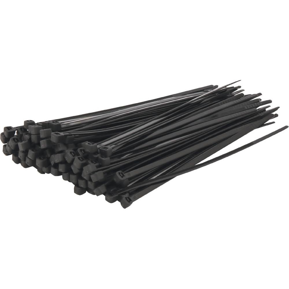 Collier nylon 3,6x140mm noir - lot de 100 pcs Collier nylon 3,6x140mm noir - lot de 100 pcs