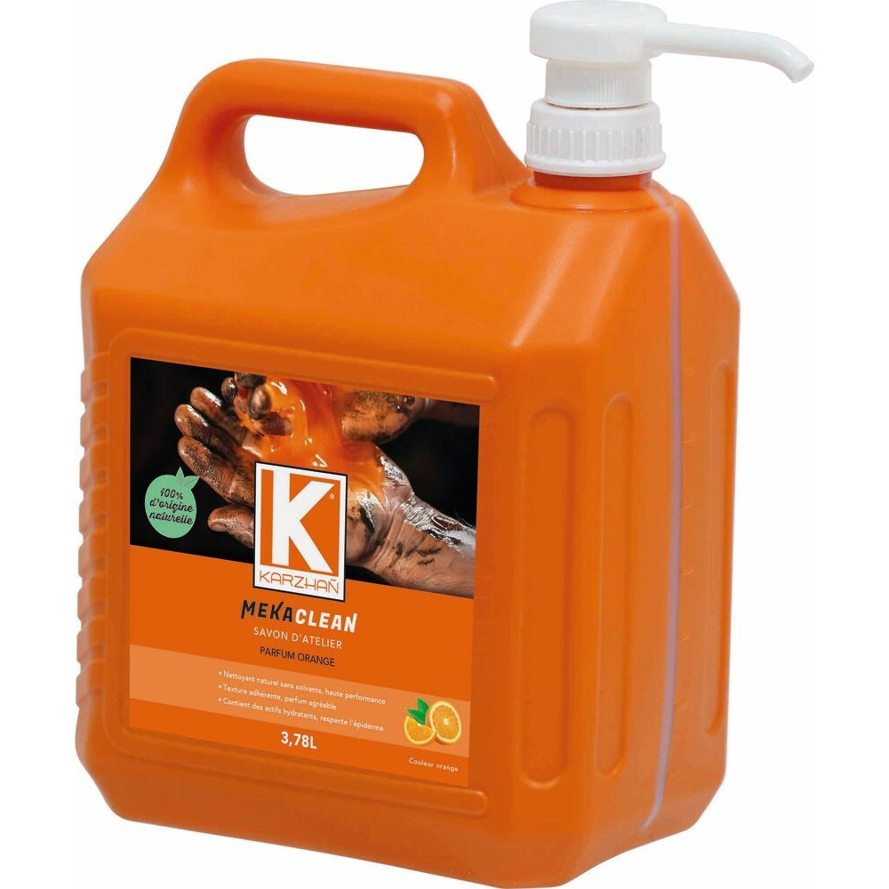 Nettoyant mains d'atelier -3,78L avec pompe Nettoyant mains d'atelier -3,78L avec pompe