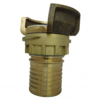 Demi-raccord douille annelée reduite à collerette - Alliage Cuivreux