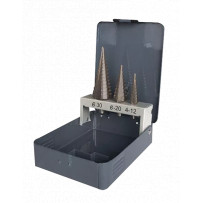 Coffret 3 forets étagés métal HSS Classic
