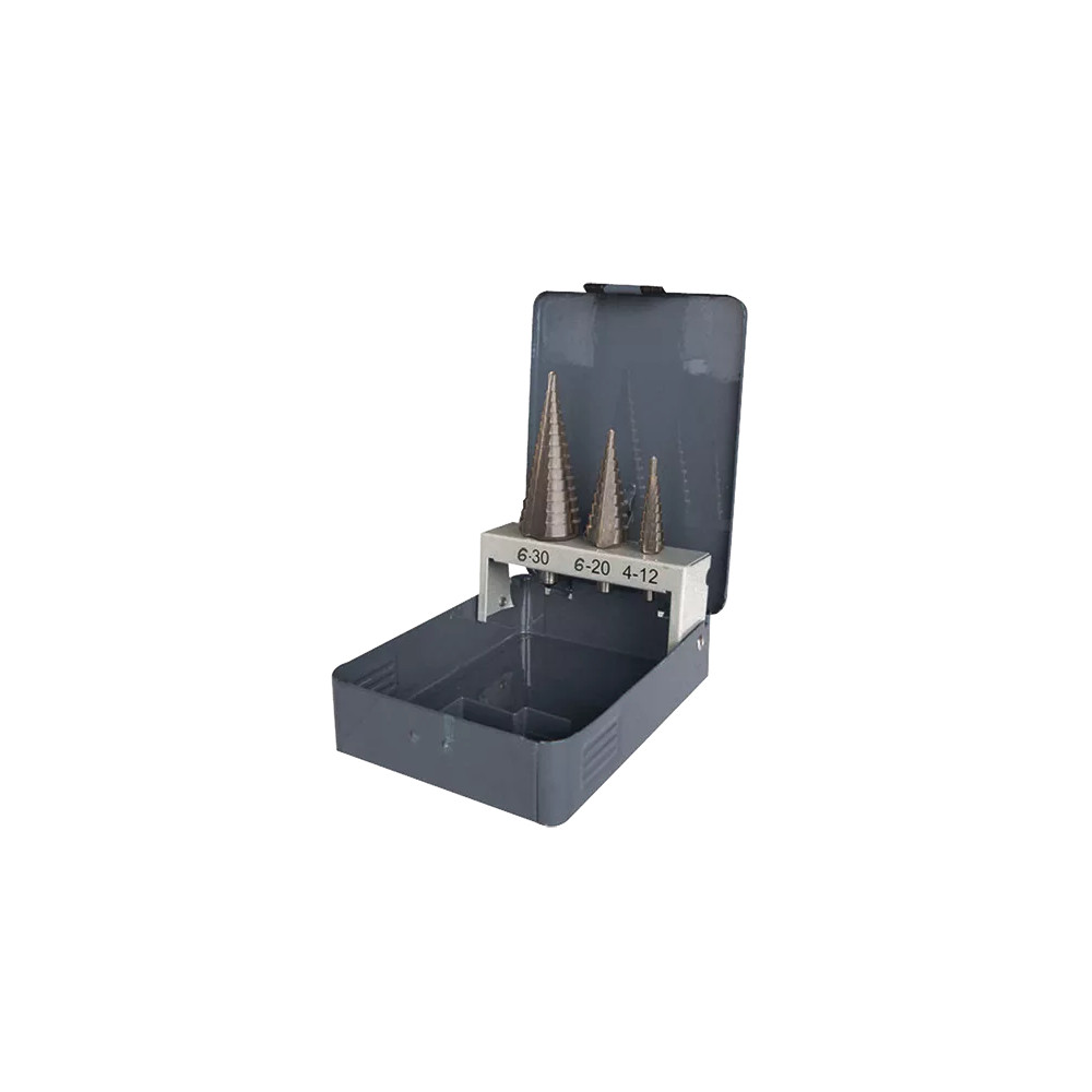 Coffret 3 forets étagés métal HSS Classic