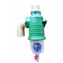 Securite ø60 pvc droite avec robinet