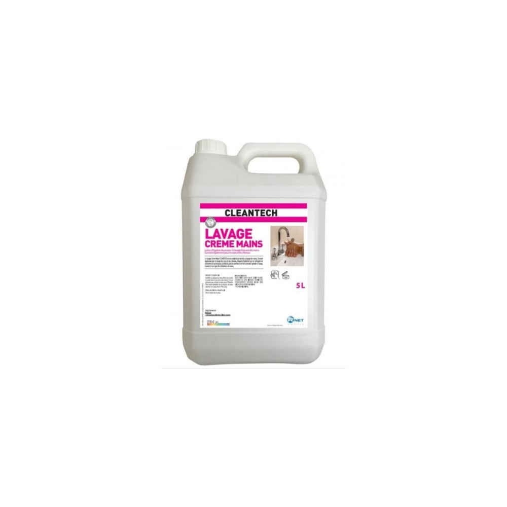 Savon crème mains bactericide CleanTech 5L