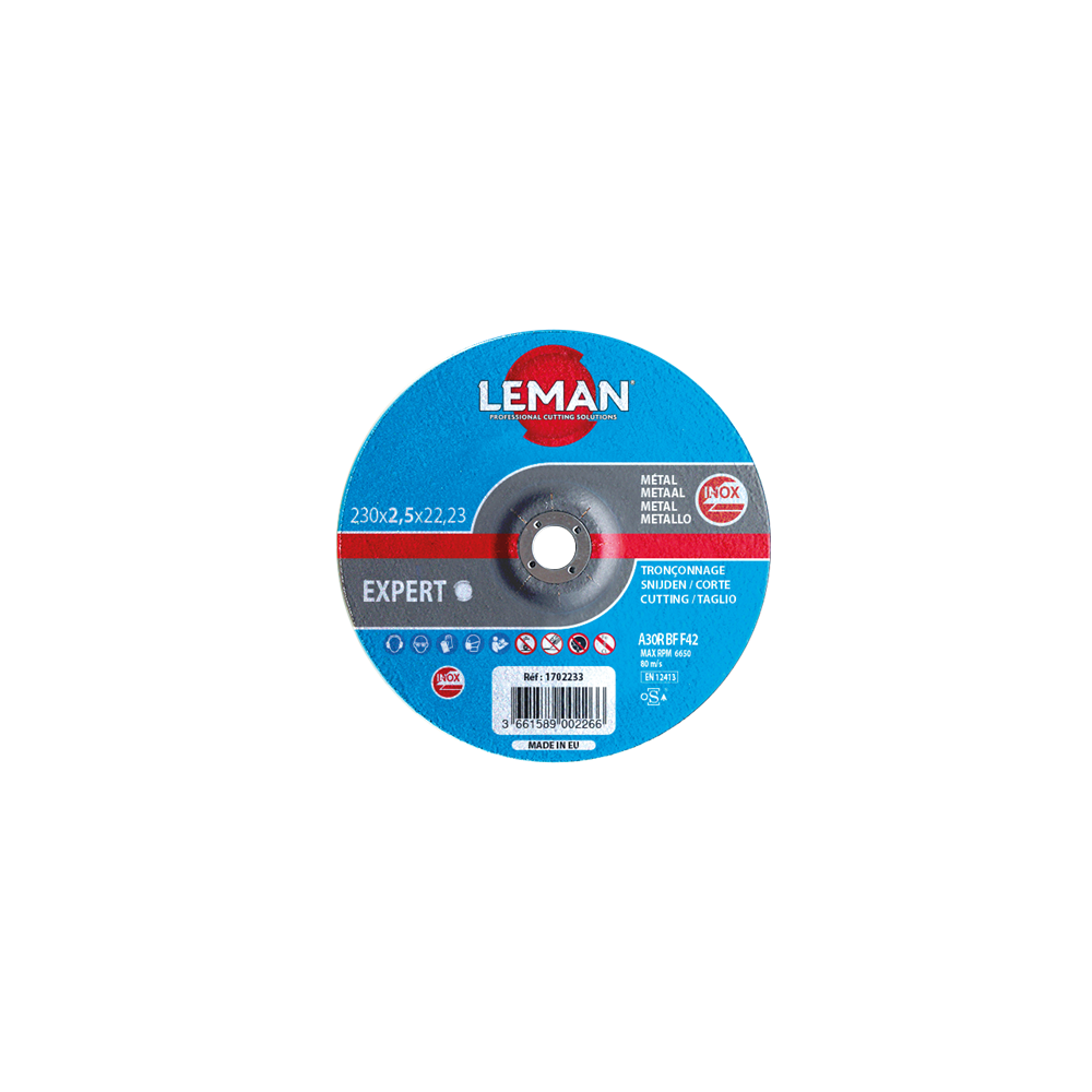 Disque inox fonte expert+ 125x2.5X22.23