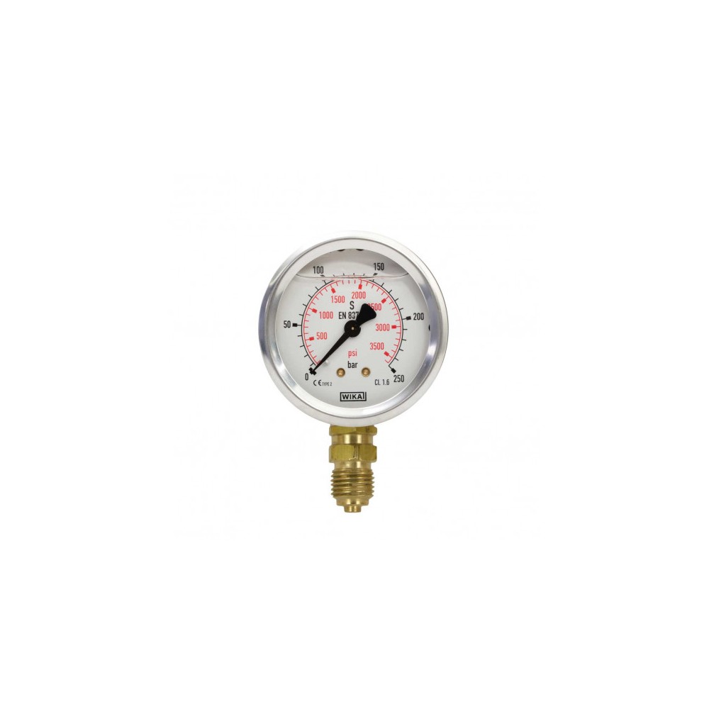 Manomètre Ø100 filetage latéral 1/2"