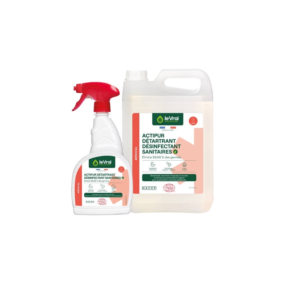 Détartrant sanitaire désinfectant Actipur médical