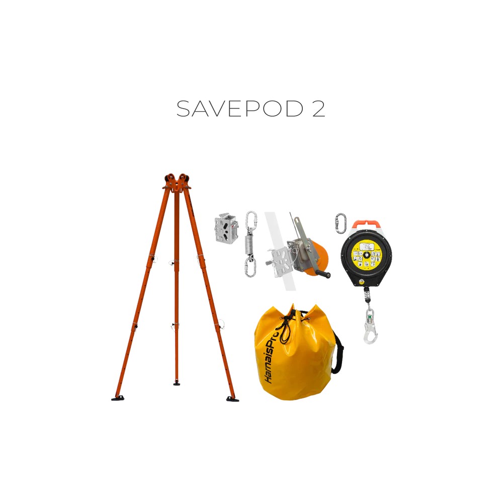 Kit structurel trépied antichute 20M - SAVEPOD2