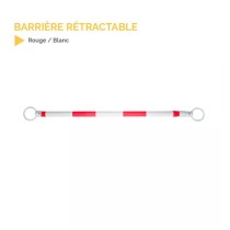 Barrière Rétractable pour Cônes de Signalisation