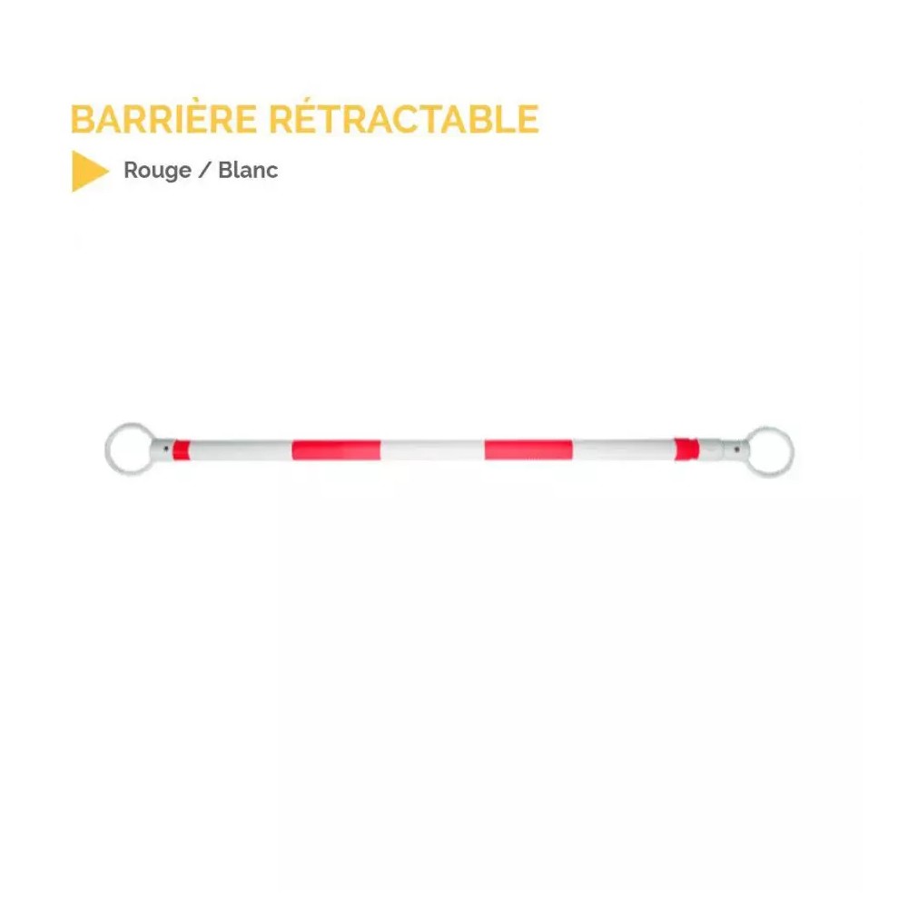Barrière Rétractable pour Cônes de Signalisation