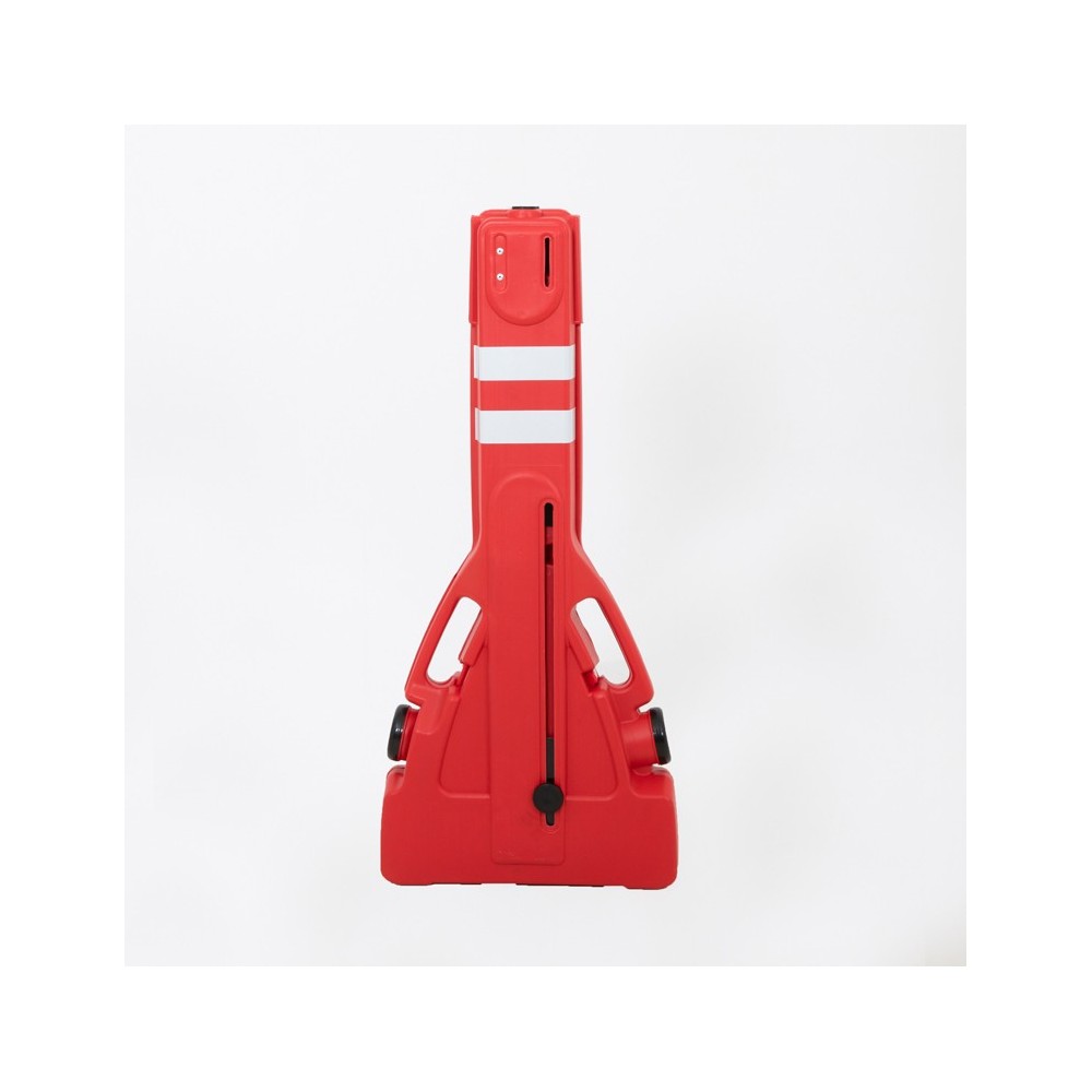 Barrière en plastique extensible à lester L.2m20