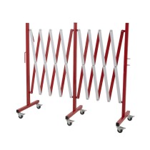 Barrière extensible droite 4m avec roulettes