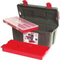 Boîte de rangement avec panier et mallette de rangement