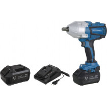 Clé à chocs 1/2'' 20V 1000/1500Nm brushless - 2 batteries Li-ion 5Ah - mallette