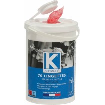 Lingettes nettoyantes mains