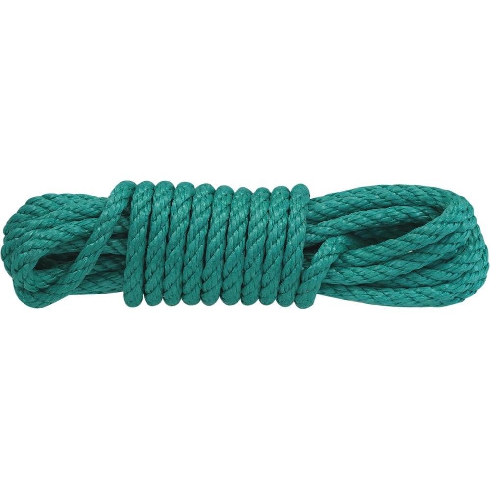 Cordage polypropylène vert 10mm 25m