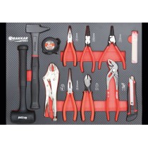 Servante d'atelier 7 tiroirs composée de 176 outils