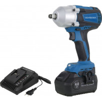 Clé à choc 1/2" 20V 610/800Nm - batterie Li-ion 4Ah - chargeur
