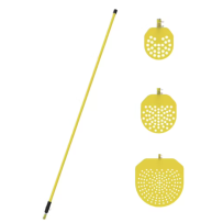 Lot Manche télescopique 2-3.5m + 3 têtes de Pelle filtrante 15-22-45cm NANOVIB