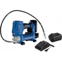 Pompe à graisse 20V 690 bar - 2 batteries Li-ion 2Ah et 4Ah - 1 chargeur 3A - coffret