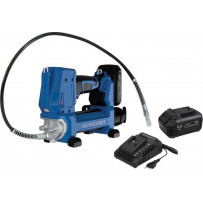 Pompe à graisse 20V 690 bar - 2 batteries Li-ion 2Ah et 4Ah - 1 chargeur 3A - coffret