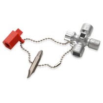 Clé universelle pour armoires de commande et systèmes de fermeture 44mm