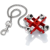 Clé universelle pour armoires et systèmes de fermeture 90mm