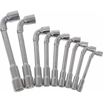 Clés à pipe débouchées 6 pans/6 pans de 8 à 19mm