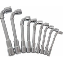 Clés à pipe débouchées 6 pans/6 pans de 8 à 19mm