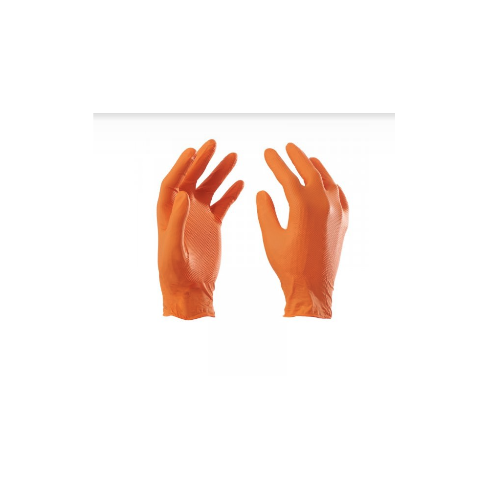 Gants orange nitro (Bte 50)