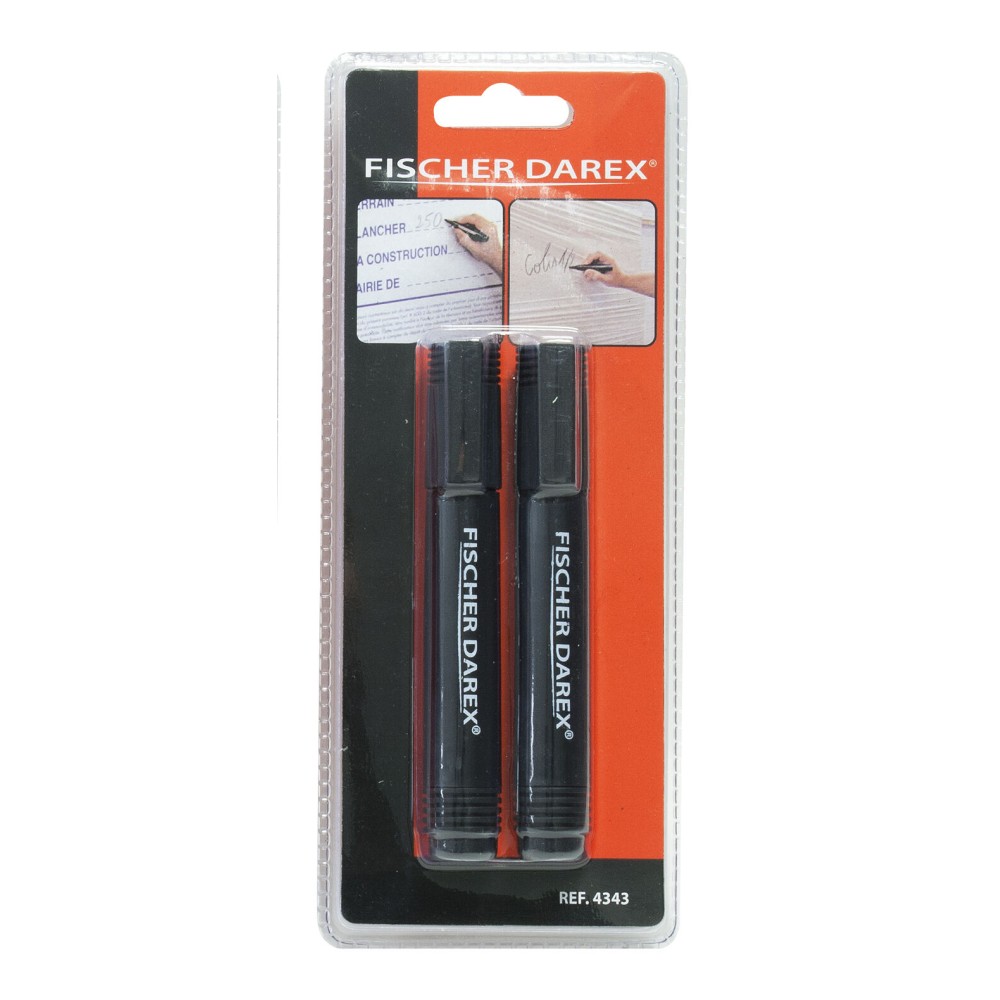 Lot de 2 marqueurs noirs
