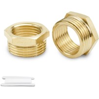 Reduction male 3/4" - femelle 1/2" en laiton