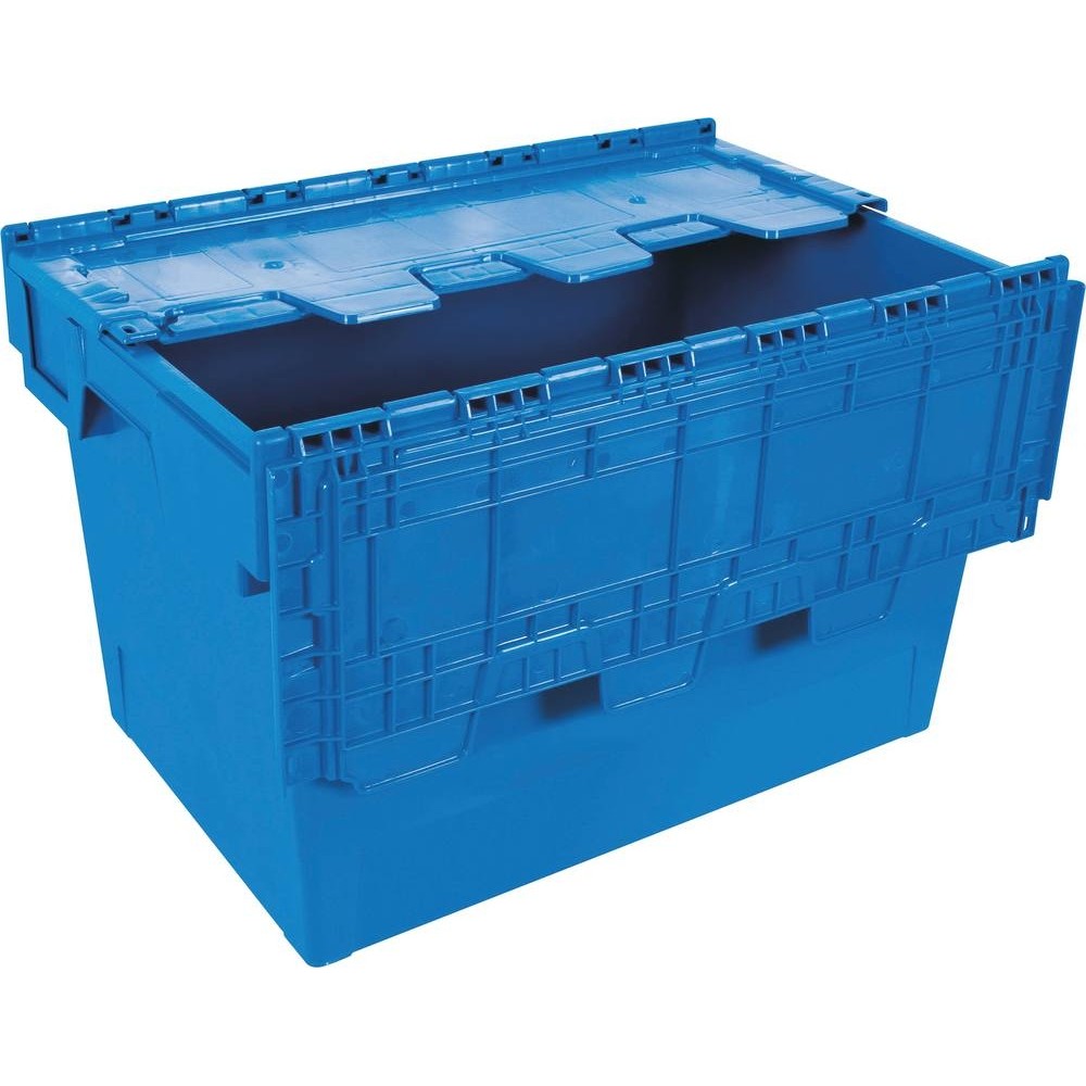 Caisse de transport avec couvercle rabattable 58L