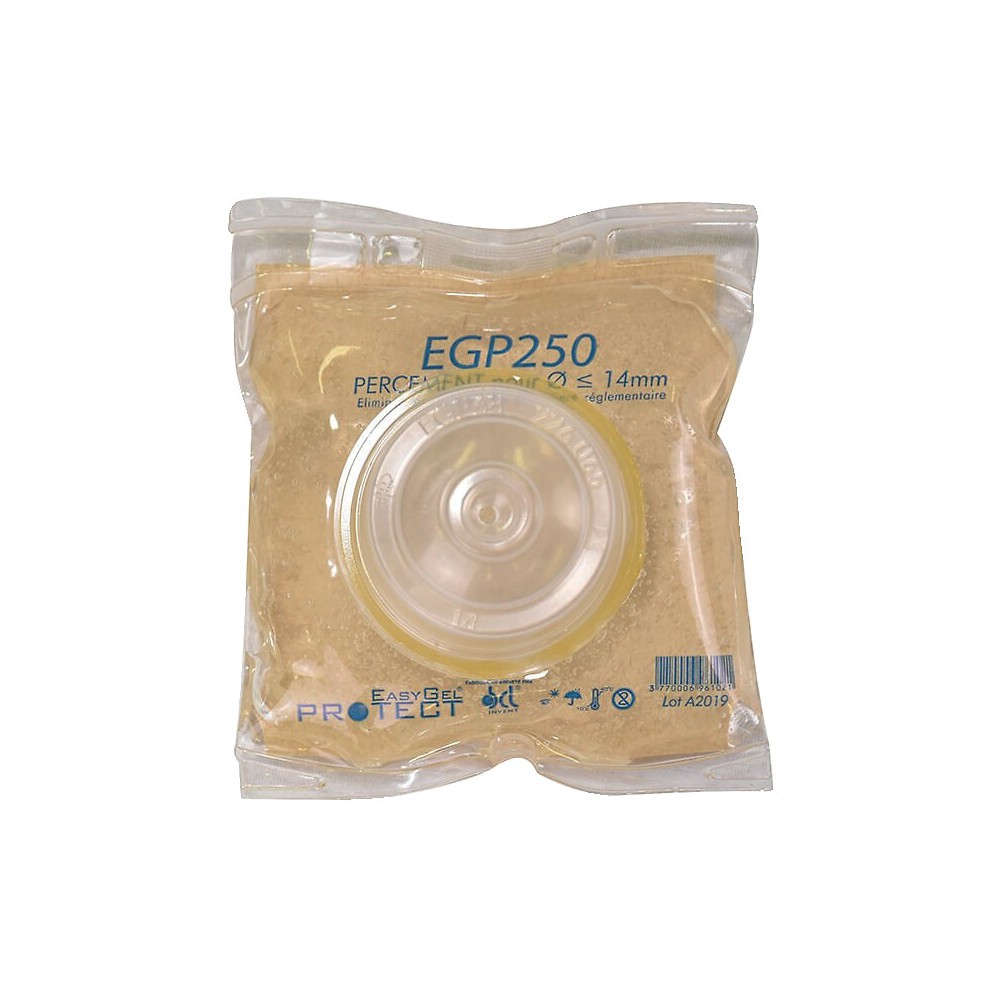 Poche de gel perçage 12- 14mm sur supportslisses EGP250