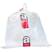 Sac imprime Amiante 2 couleurs transparent73x120cm