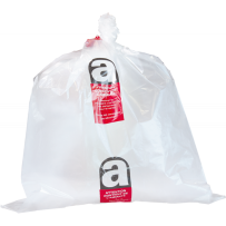 Sac imprime Amiante 2 couleurs transparent73x120cm
