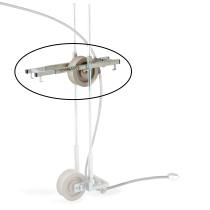 Guide pour flexibles supérieur