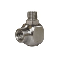 Raccord tournant mâle 90° 1/2“ Inox