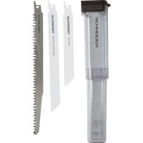 Lame de scie sabre bois/métal/plastique - lot de 12 pcs