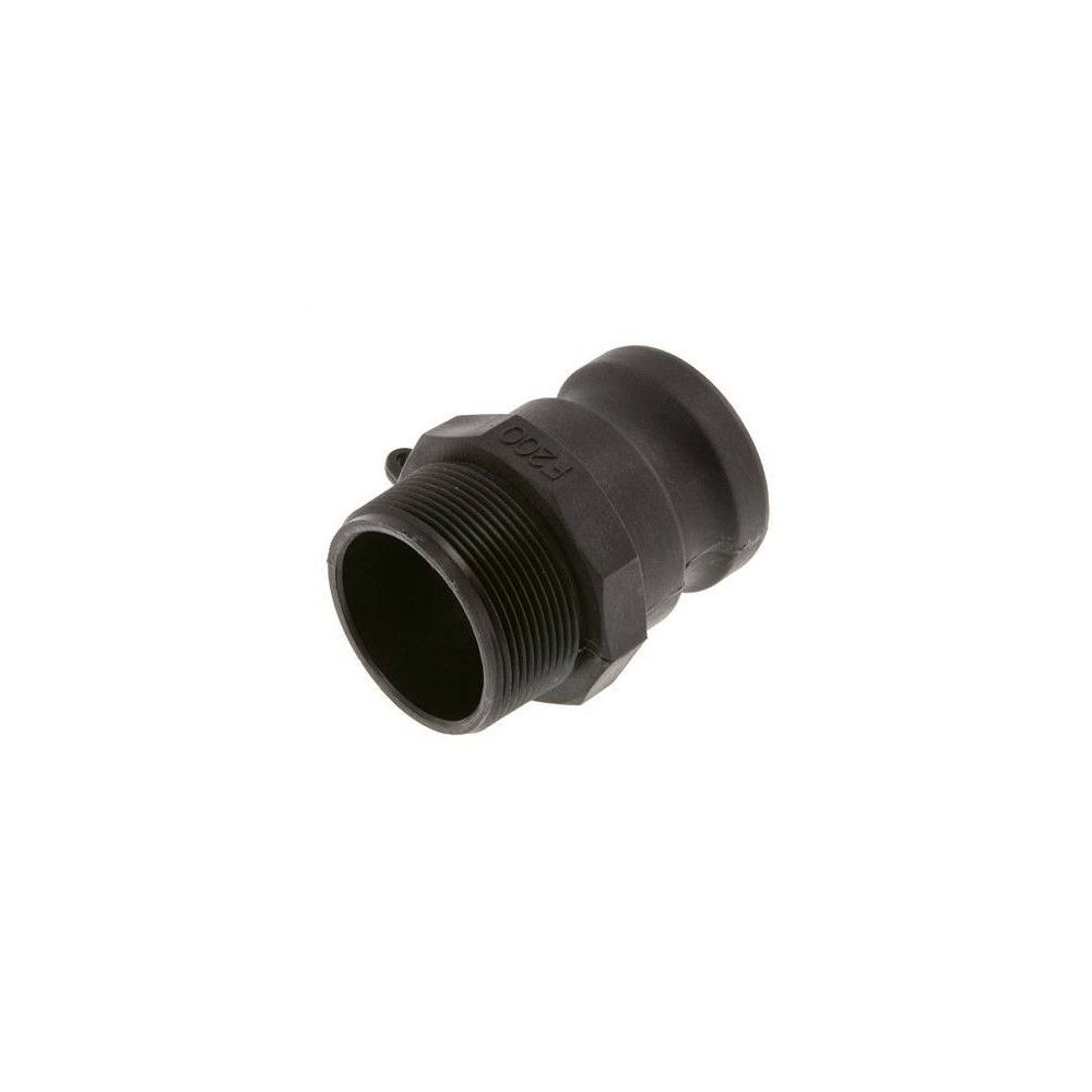 Raccord a cames adaptateur type F DN50 male 2" PP