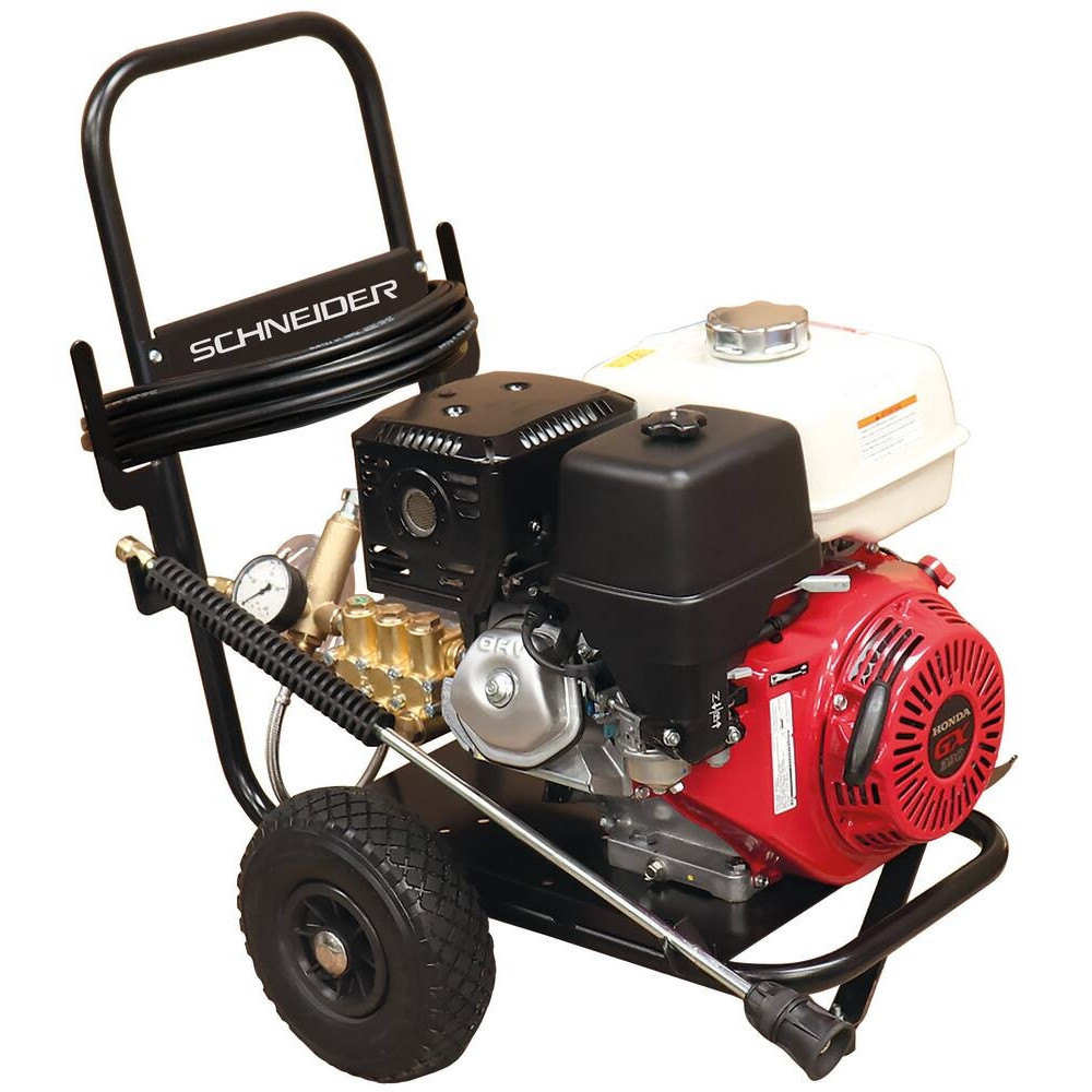 Nettoyeur HP eau froide moteur thermique OHV 15 l/min 240 bar avec flexible 10m Nettoyeur HP eau froide moteur thermique OHV 15 l/min 240 bar avec flexible 10m
